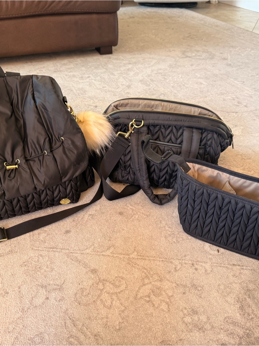 Happ Baby diaper bag, medium carry all bag & stroller organizer